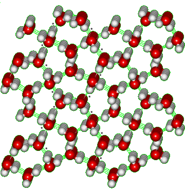 Ice-fourteen crystal structure[1002]